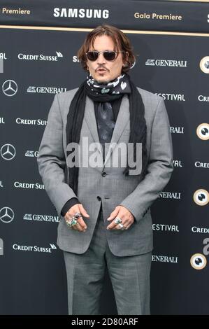Johnny Depp attending the 'Crock of Gold: A few Rounds with Shane McGowan' premiere during the 16th Zurich Film Festival at Kino Corso on October 02, 2020 in Zurich, Switzerland. Stock Photo