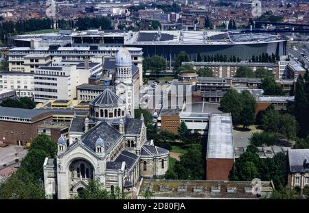 Lille 1997 : Bird eye,Grand Palais,architects Marie & Francois DELHAY,Rem KOOLHAAS Stock Photo