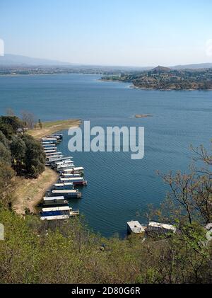 View of the Los Molinos Lake in Cordoba Province, Argentina Stock Photo