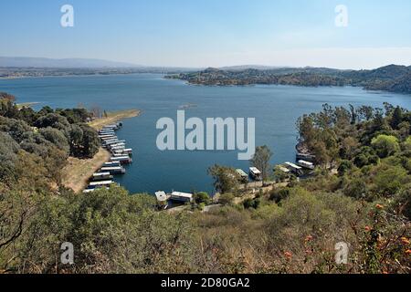 View of the Los Molinos Lake in Cordoba Province, Argentina Stock Photo