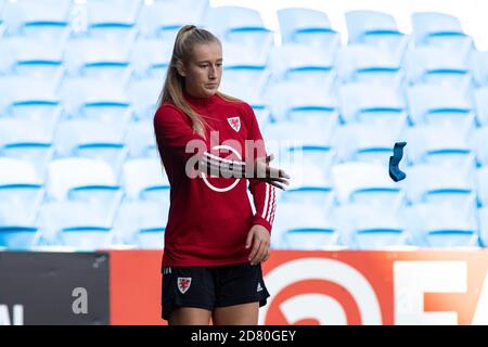 Cardiff, Wales, UK. 26th Oct, 2020. Wales Women training session at the Cardiff City Stadium on the 26th October 2020. Credit: Lewis Mitchell/Alamy Live News Stock Photo