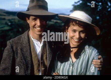 The Englishman Who Went Up a Hill But Came Down a Mountain Year : 1995 UK Director : Christopher Monger Hugh Grant, Tara Fitzgerald Stock Photo