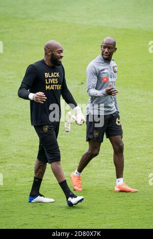 Los Angeles FC goalkeeper Jamal Blackman (1) during a MLS match against the Los  Angeles Galaxy, Sunday, Oct. 3, 2021, in Carson, LAFC and Galaxy draw Stock  Photo - Alamy