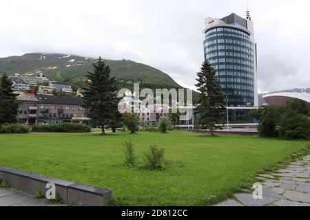 Narvik / Norway - June 23 2019: Scandic Hotel in Narvik Stock Photo