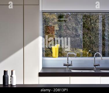 Interior view in new build house. General private home, London, United Kingdom. Architect: na, 2020. Stock Photo