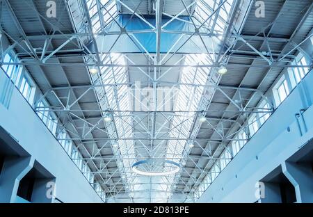 Skylight window - architectural background. Stock Photo