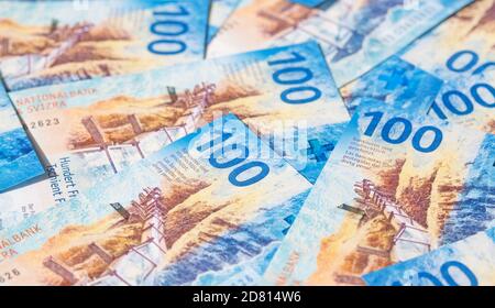 Swiss Francs, All Banknotes By 2019 Stock Photo - Alamy