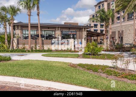 Wolfgang Puck Kitchen & Bar The Villages, Florida USA Stock Photo