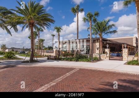 Wolfgang Puck Kitchen & Bar The Villages, Florida USA Stock Photo