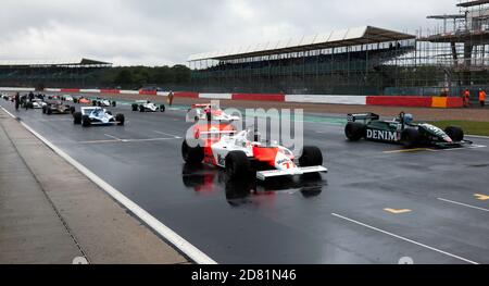 2012 Spa Classic: Brabham BT49, Joaquin Folch exiting no-na…