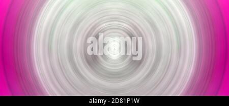 Abstract round pink background. Circles from the center point. Image of diverging circles. Rotation that creates circles. Stock Photo