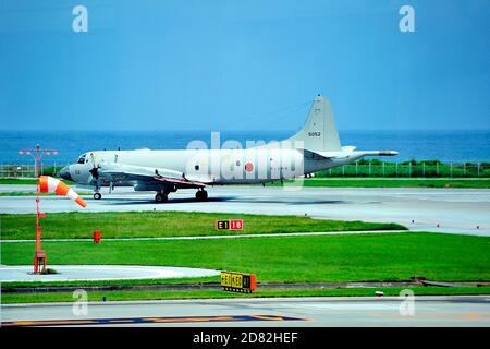 JSDF, Kawazaki P3 Maritime Surveilance and Rescue, 5052, Naha AFB, Ryukyo Islands, Okinawa, Japan