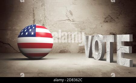 Elections and debates. Every vote matters concept Stock Photo