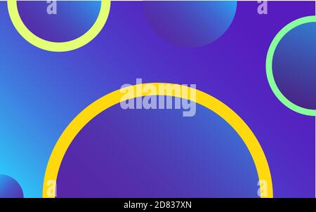 Abstract background with circles Trendy vector illustration  Stock Vector