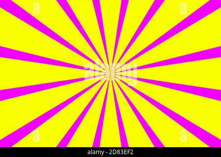 Pop art banner with rays. Explosion poster. Comic pattern with sunburst Stock Vector