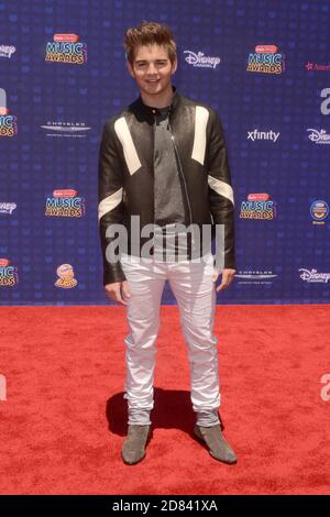 LOS ANGELES - APR 29:  Jack Griffo at the 2017 Radio Disney Music Awards at the Microsoft Theater on April 29, 2017 in Los Angeles, CA Stock Photo