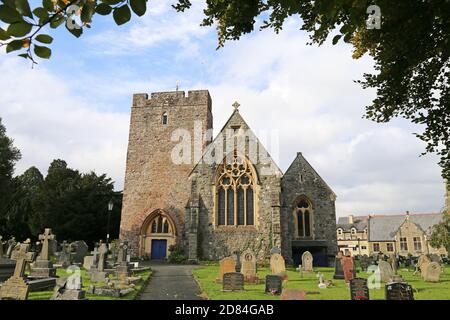 Church of St Mary, Church Street, Builth Wells, Brecknockshire, Powys, Wales, Great Britain, United Kingdom, UK, Europe Stock Photo