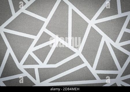 Fabric cloth texture with geometric pattern Stock Photo