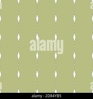 Abstract green seamless background with white pattern Stock Photo