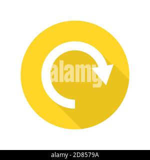 Arrow round icon vector. Arrow circle recycle design. Circle arrow. Recycle set icon vector Stock Vector