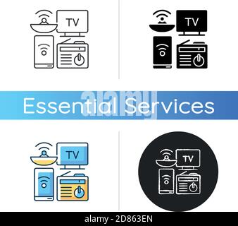Mass media icon Stock Vector