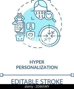 Hyper personalization concept icon Stock Vector Image & Art - Alamy