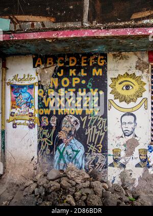 リー・ペリーのハウス Lee Scratch Perry House, detailed view, 5 Cardiff Crescent