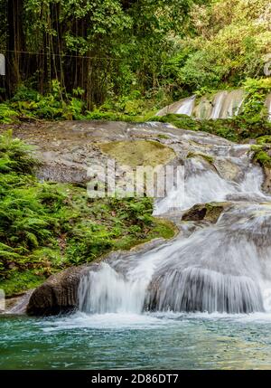 Reach Falls, Portland Parish, Jamaica Stock Photo