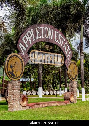Appleton Estate Rum Factory, Nassau Valley, Saint Elizabeth Parish, Jamaica Stock Photo