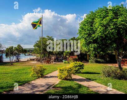 Jack Sprat Bar, Treasure Beach, Saint Elizabeth Parish, Jamaica Stock Photo