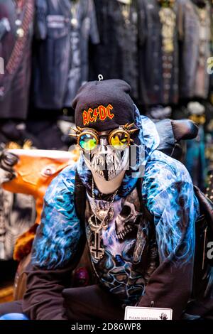 Dressed-up mannequin at an alternative fashion stall in Camden Stables Market, London, UK Stock Photo