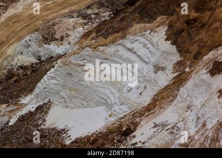 White and brown sand texture Embossed sand structure Stock Photo
