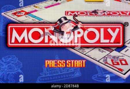 Monopoly - Nintendo Game Boy Advance Videogame - Editorial use only Stock Photo