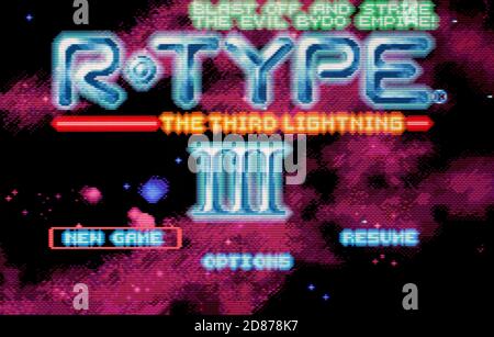 R-Type III - Nintendo Game Boy Advance Videogame - Editorial use only ...
