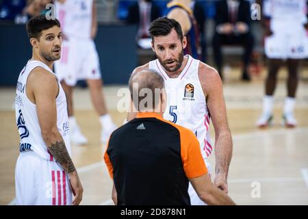 Rudy Fernandez of Real Madrid during the Turkish Airlines EuroLeague basketball match between Fc Barcelona and Real Madrid on October 23, 2020 at Pa C Stock Photo