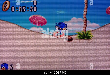 Sonic Advance - Nintendo Game Boy Advance Videogame - Editorial use only  Stock Photo - Alamy