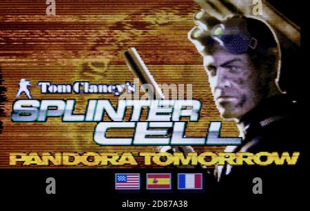 Tom Clancy's Splinter Cell Double Agent - Sony Playstation 2 PS2 -  Editorial use only Stock Photo - Alamy
