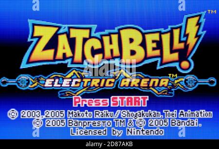 Zatch Bell! Electric Arena for Game Boy Advance