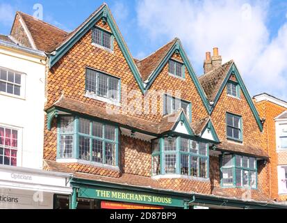 17th century The Merchant's House, High Street, Marlborough, Wiltshire, England, United Kingdom Stock Photo