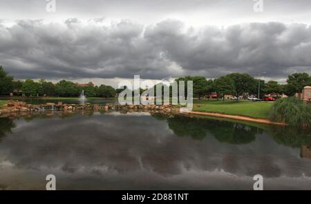 Incoming front in Katy Stock Photo
