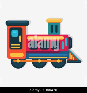 locomotive train transportation vector illustration Stock Vector