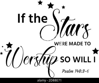 Bible Verse of the Day, Typography for print or use as poster, card, flyer or T Shirt Stock Vector