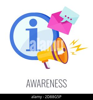 Brand awareness icon. Recognition of goods and services. Stock Vector