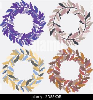 illustration of branches with frames Stock Vector Image & Art - Alamy