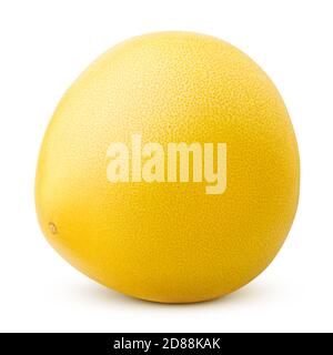 yellow pomelo, isolated on white background, clipping path, full depth of field Stock Photo