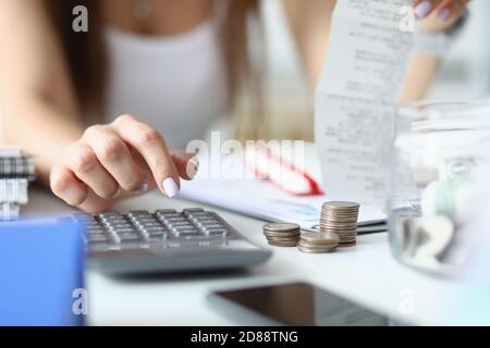 Smart female bureaucrat Stock Photo