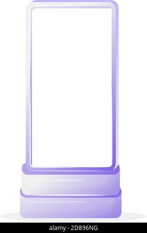 Modern vector advert board sign illustration Stock Vector