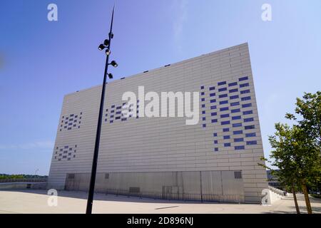 Bordeaux , Aquitaine / France - 16 10 2020 : MECA artist residencies building new modern for exhibitions in Bordeaux city Stock Photo