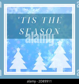 Winter snowflake abstract background with border and label. Stock Vector
