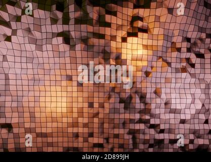 Data visualization abstract image. Stock Vector